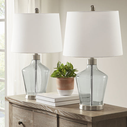 Harmony Angular Glass Table Lamp Table Lamps [TriadCommerceInc]   