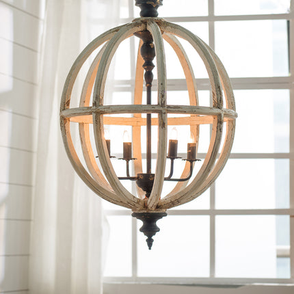 Farmhouse Globe Chandelier Chandeliers [TriadCommerceInc]   