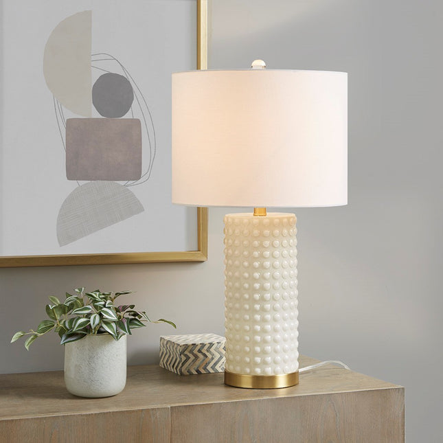 Textured Dot Table Lamp Table Lamps [TriadCommerceInc]   