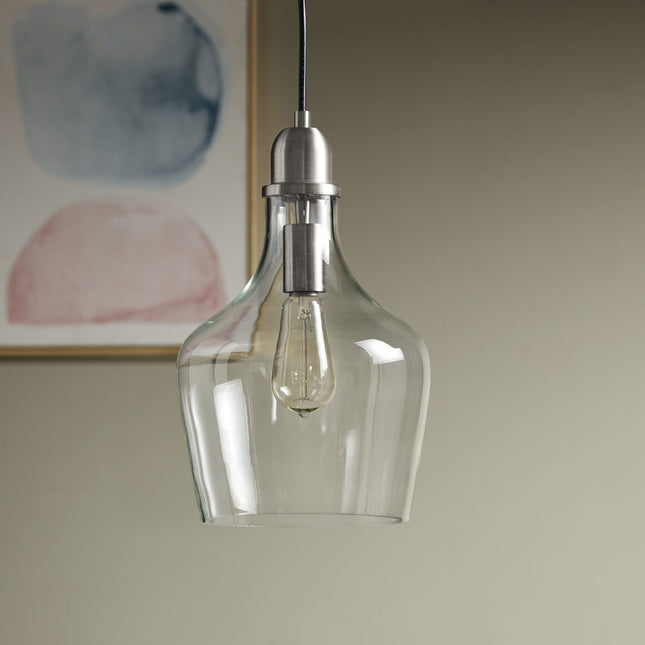 Auburn Bell Shaped Glass Pendant Pendant Lights TriadCommerceInc as Pic  