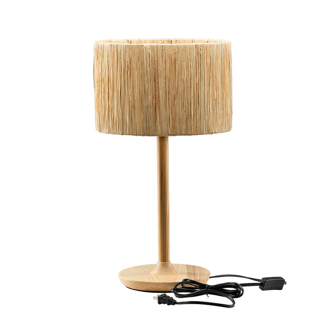 Thebae Solid Wood Table Lamp Table Lamps [TriadCommerceInc]   