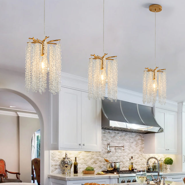 Lustre Cascade Pendant Trio Chandeliers TriadCommerceInc