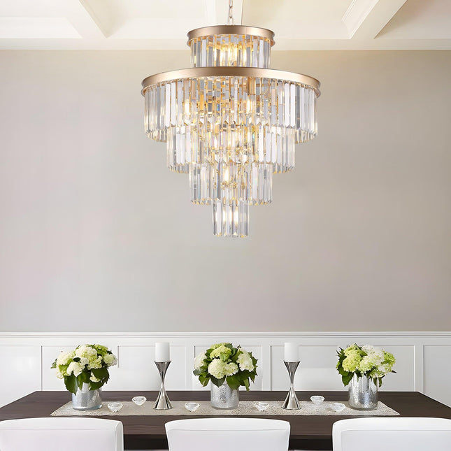 Celestia Crystal Chandelier Chandeliers TriadCommerceInc   