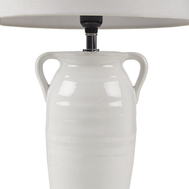 Ceramic Table Lamp with Handles Table Lamps [TriadCommerceInc]   