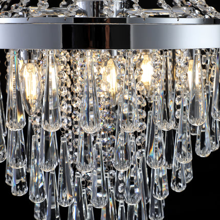 Chromium K9 Crystal Chandelier Chandeliers TriadCommerceInc   