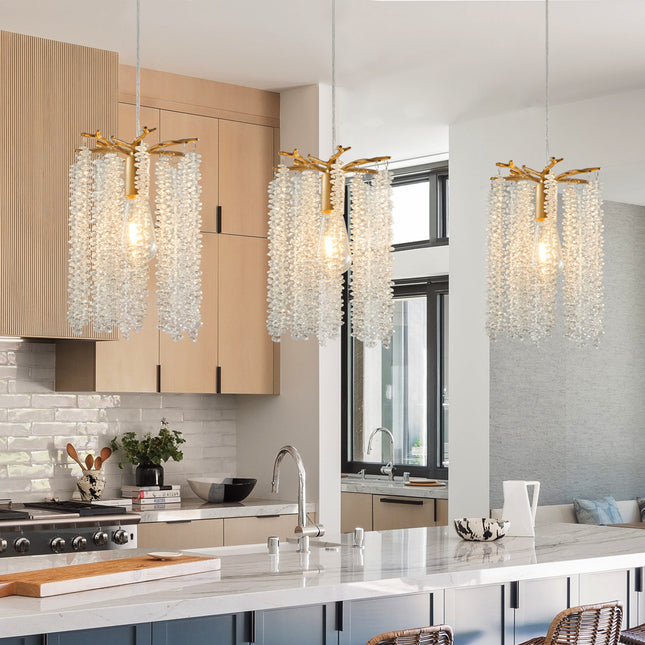 Lustre Cascade Pendant Trio Chandeliers TriadCommerceInc