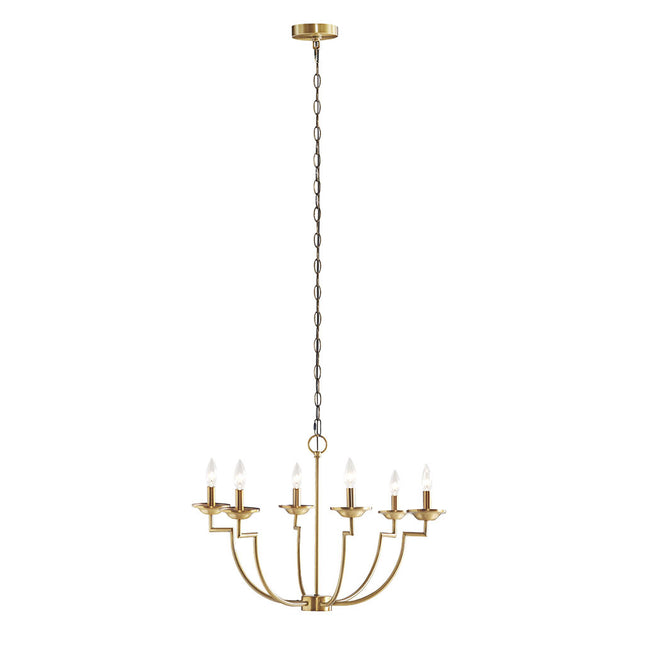 Savor 6-Light Traditional Candelabra Styled Chandelier Chandeliers TriadCommerceInc   