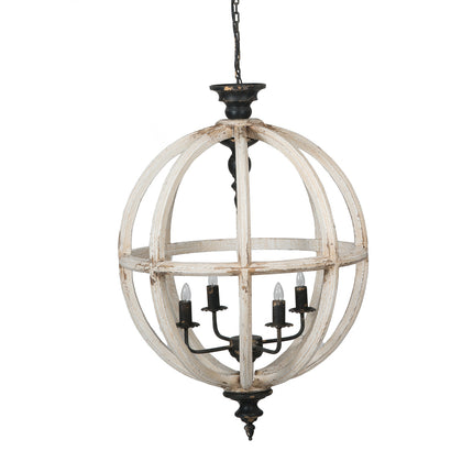 Farmhouse Globe Chandelier Chandeliers [TriadCommerceInc]   