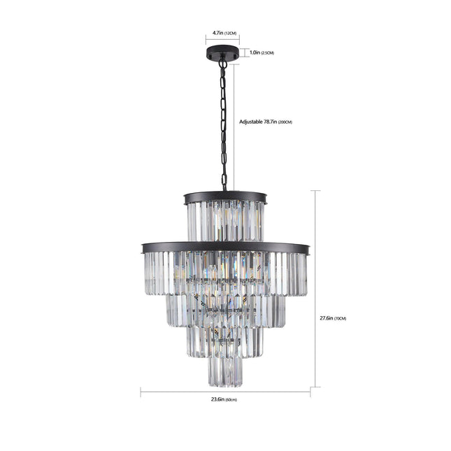 Aurelia Crystal Chandelier Chandeliers TriadCommerceInc   