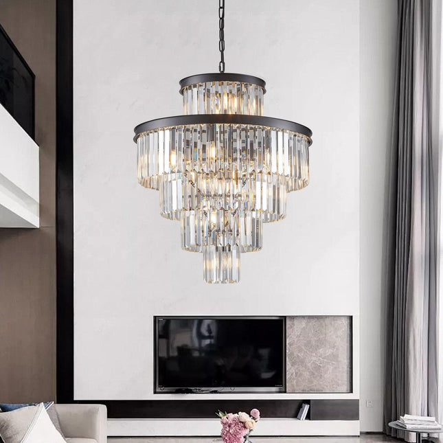 Aurelia Crystal Chandelier Chandeliers TriadCommerceInc   