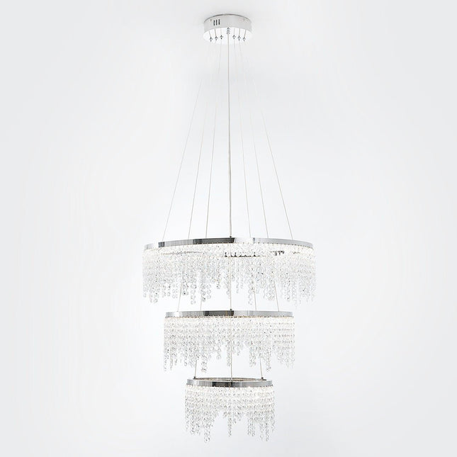 Fancy hanging crystal chandelier Chandeliers TriadCommerceInc   