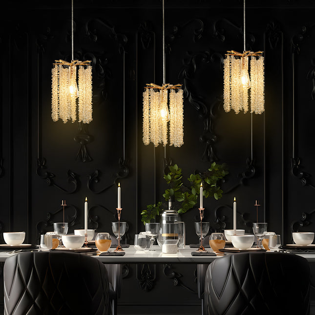 Lustre Cascade Pendant Trio Chandeliers TriadCommerceInc