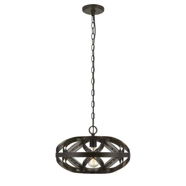 Mesh Design Pendant Fixture, Dark Bronze Pendant Lights TriadCommerceInc as Pic  