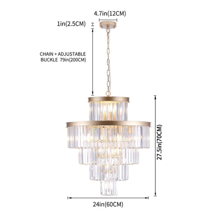 Celestia Crystal Chandelier Chandeliers TriadCommerceInc   