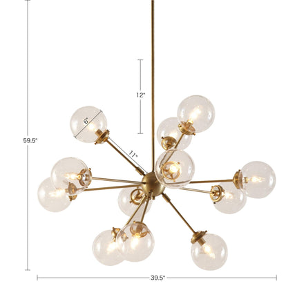 Paige 12-Light Chandelier Chandeliers TriadCommerceInc   