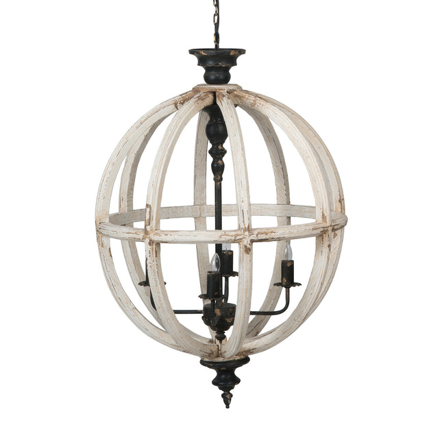 Farmhouse Globe Chandelier Chandeliers TriadCommerceInc   