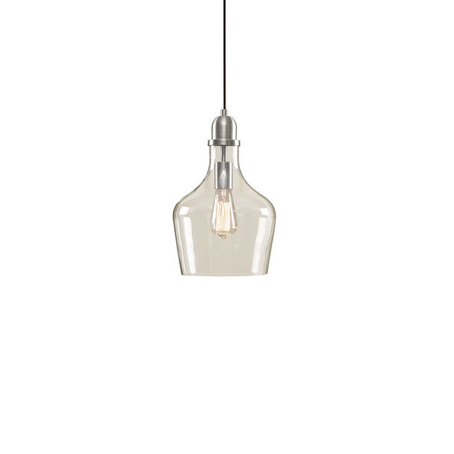 Auburn Bell Shaped Glass Pendant Pendant Lights TriadCommerceInc   