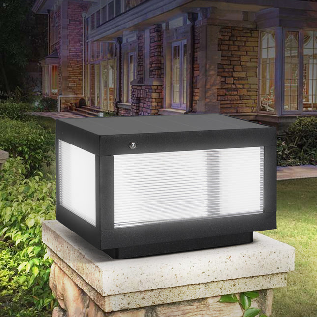 Solar Wall Lamp With Dimmable LED(2 pack) Landscape Pathway Lighting TriadCommerceInc   