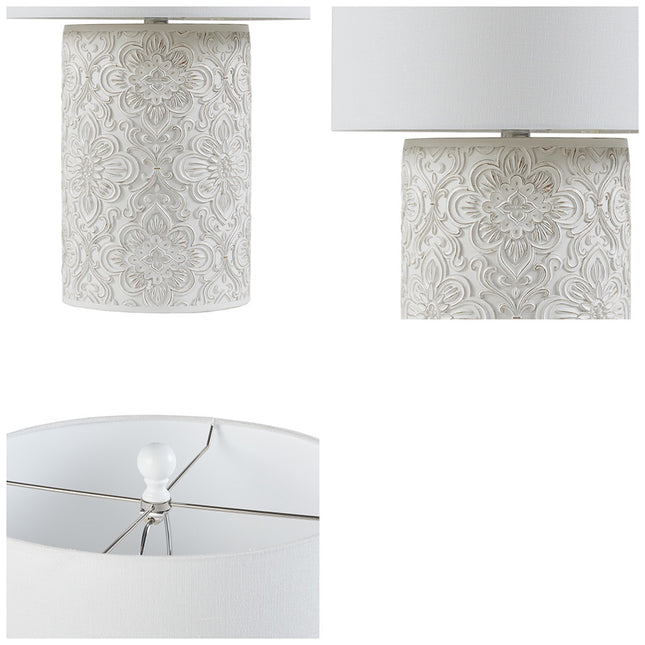 Ashbourne Embossed Table Lamp Table Lamps [TriadCommerceInc]   