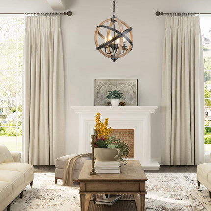 Adjustable Farmhouse Chandelier Chandeliers [TriadCommerceInc]   