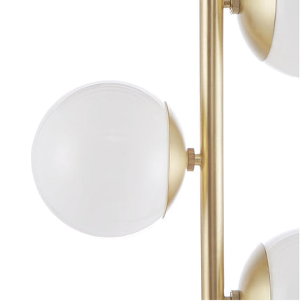 Holloway 3-Globe Floor Lamp Marble Base Floor Lamps [TriadCommerceInc]   