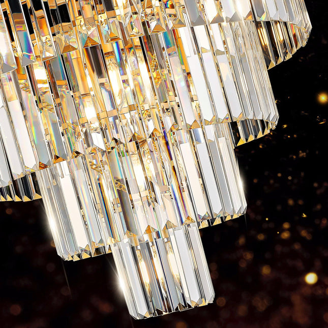 Celestia Crystal Chandelier Chandeliers TriadCommerceInc   