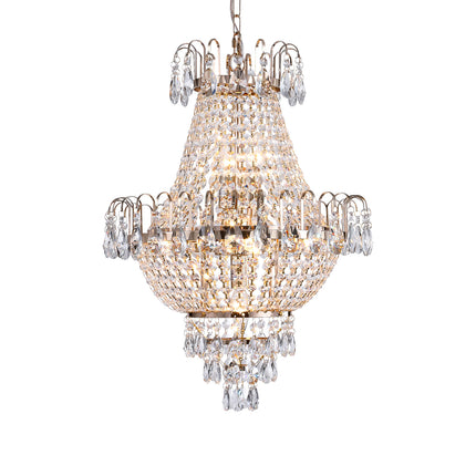 Gold K9 Crystal Chandelier Chandeliers TriadCommerceInc   