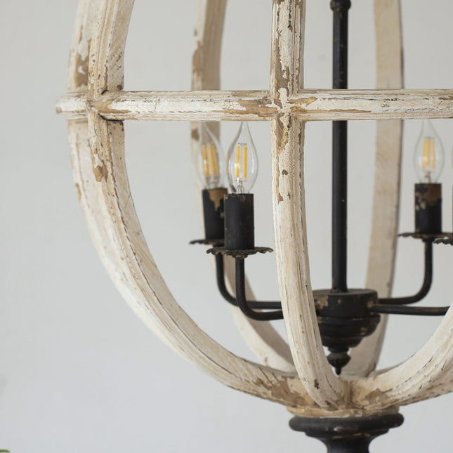 Farmhouse Globe Chandelier Chandeliers TriadCommerceInc   