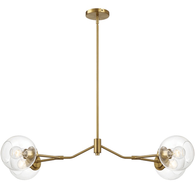 jewel 4-Light Modern Farmhouse Chandelier Chandeliers TriadCommerceInc   