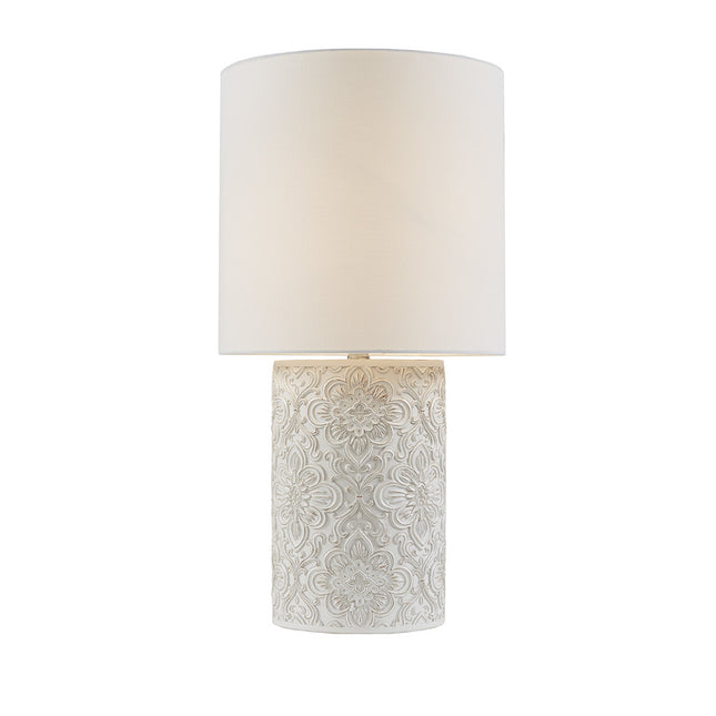 Ashbourne Embossed Table Lamp Table Lamps [TriadCommerceInc]   