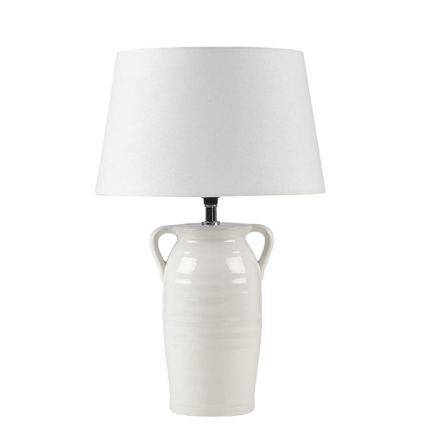 Ceramic Table Lamp with Handles Table Lamps TriadCommerceInc   