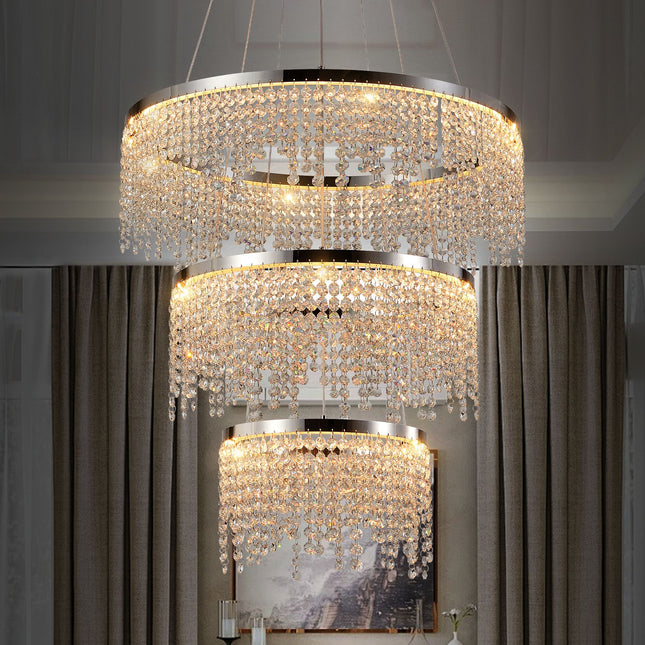 Vespera LED Chandelier Chandeliers TriadCommerceInc   