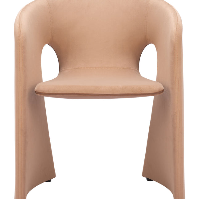 Rosyth Dining Chair Tan Chairs TriadCommerceInc   