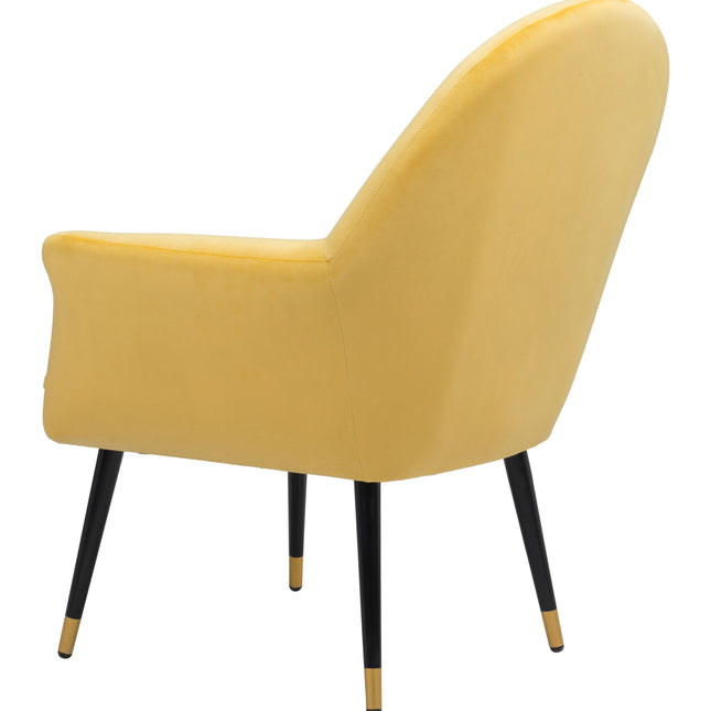 Alexandria Accent Chair Yellow Chairs TriadCommerceInc   