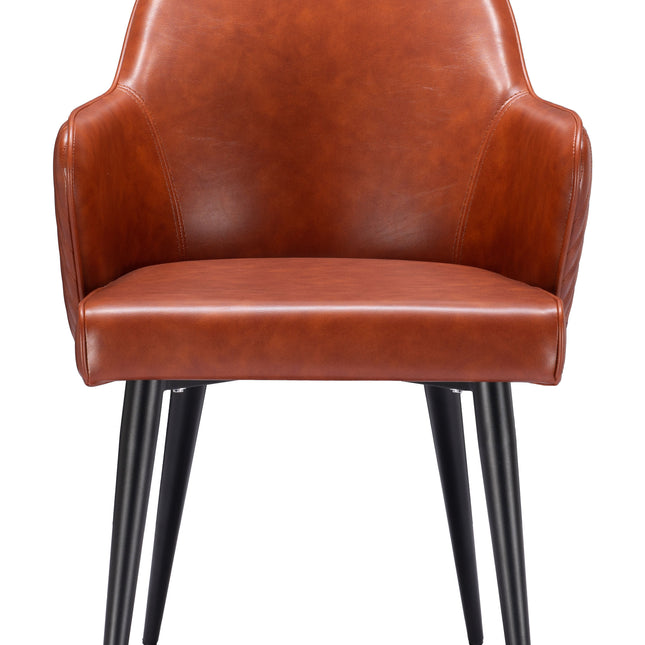 Silloth Dining Chair Brown Chairs TriadCommerceInc   