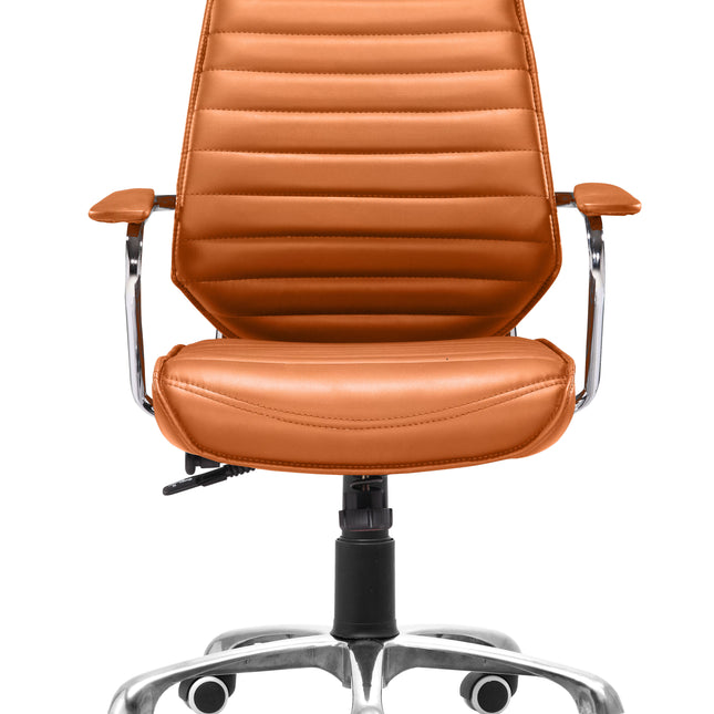 Enterprise Low Back Office Chair Orange Chairs TriadCommerceInc   