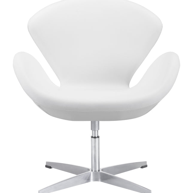 Pori Accent Chair White Chairs TriadCommerceInc   