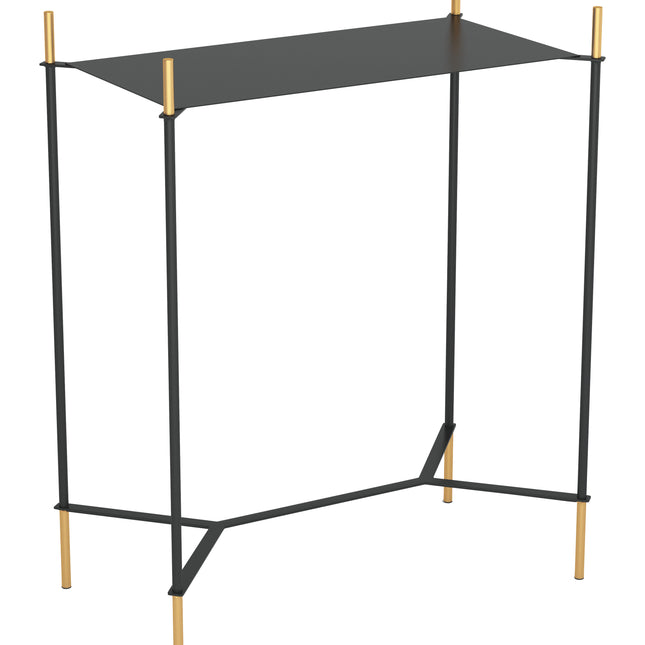 Austin Side Table Black & Gold Side Tables TriadCommerceInc Default Title  