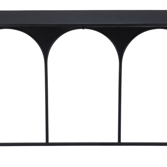 Loriet Console Table Black Console Tables TriadCommerceInc   