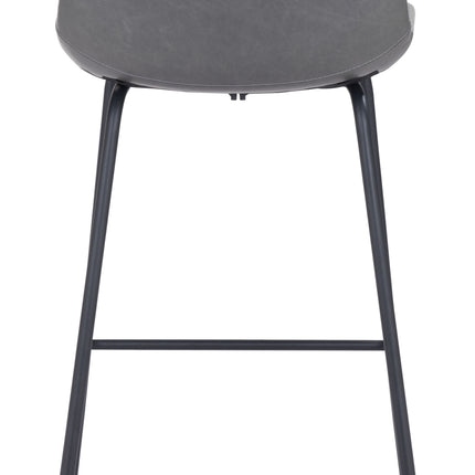 Byron Barstool Gray Barstools TriadCommerceInc   