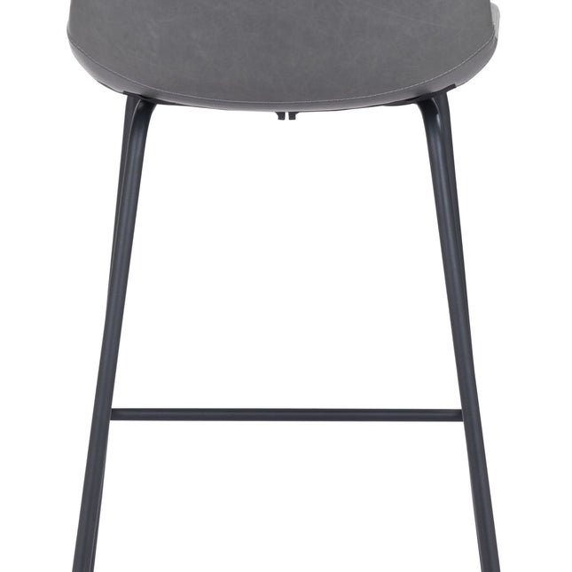 Byron Barstool Gray Barstools TriadCommerceInc   