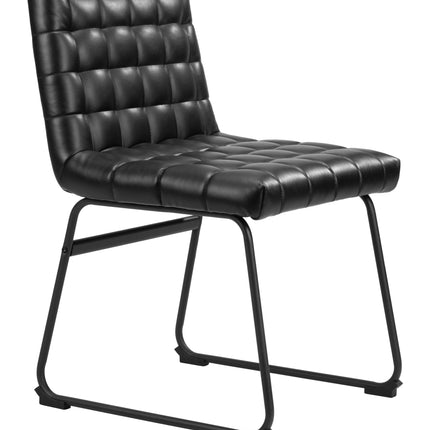 Pago Dining Chair (Set of 2) Black Chairs TriadCommerceInc   