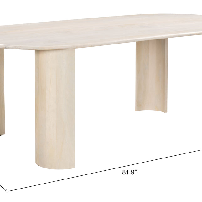 Risan Dining Table Natural Tables TriadCommerceInc   