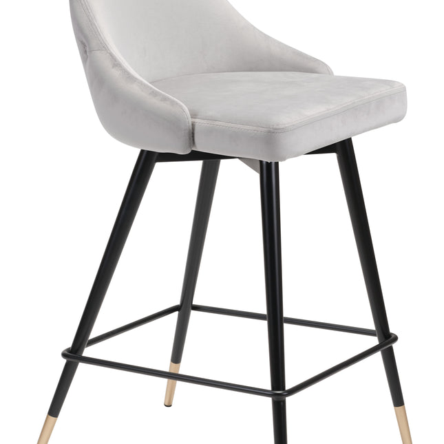 Piccolo Counter Stool Gray Counter Stools TriadCommerceInc Default Title  