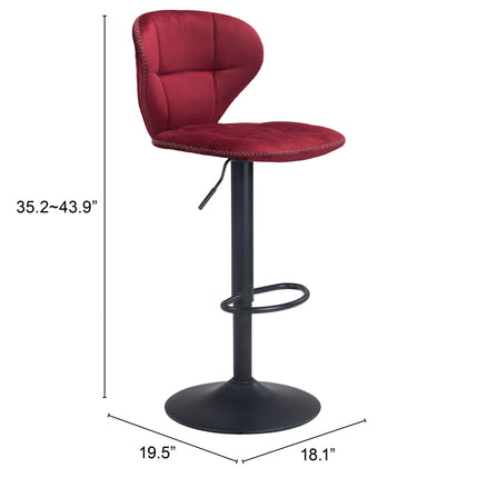 Salem Barstool Red Barstools TriadCommerceInc   