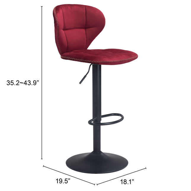 Salem Barstool Red Barstools TriadCommerceInc   