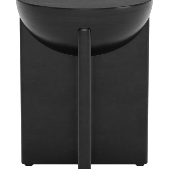 Tume Side Table Black Side Tables TriadCommerceInc   