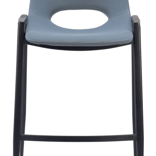 Desi Counter Stool (Set of 2) Blue Counter Stools TriadCommerceInc   