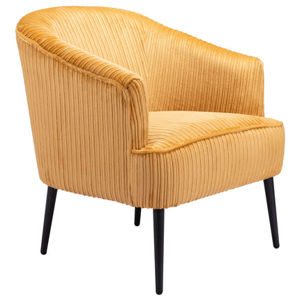 Ranier Accent Chair Yellow Chairs [TriadCommerceInc]   