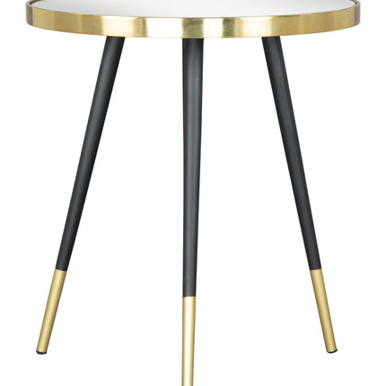 Particle Side Table Gold & Black Side Tables TriadCommerceInc   